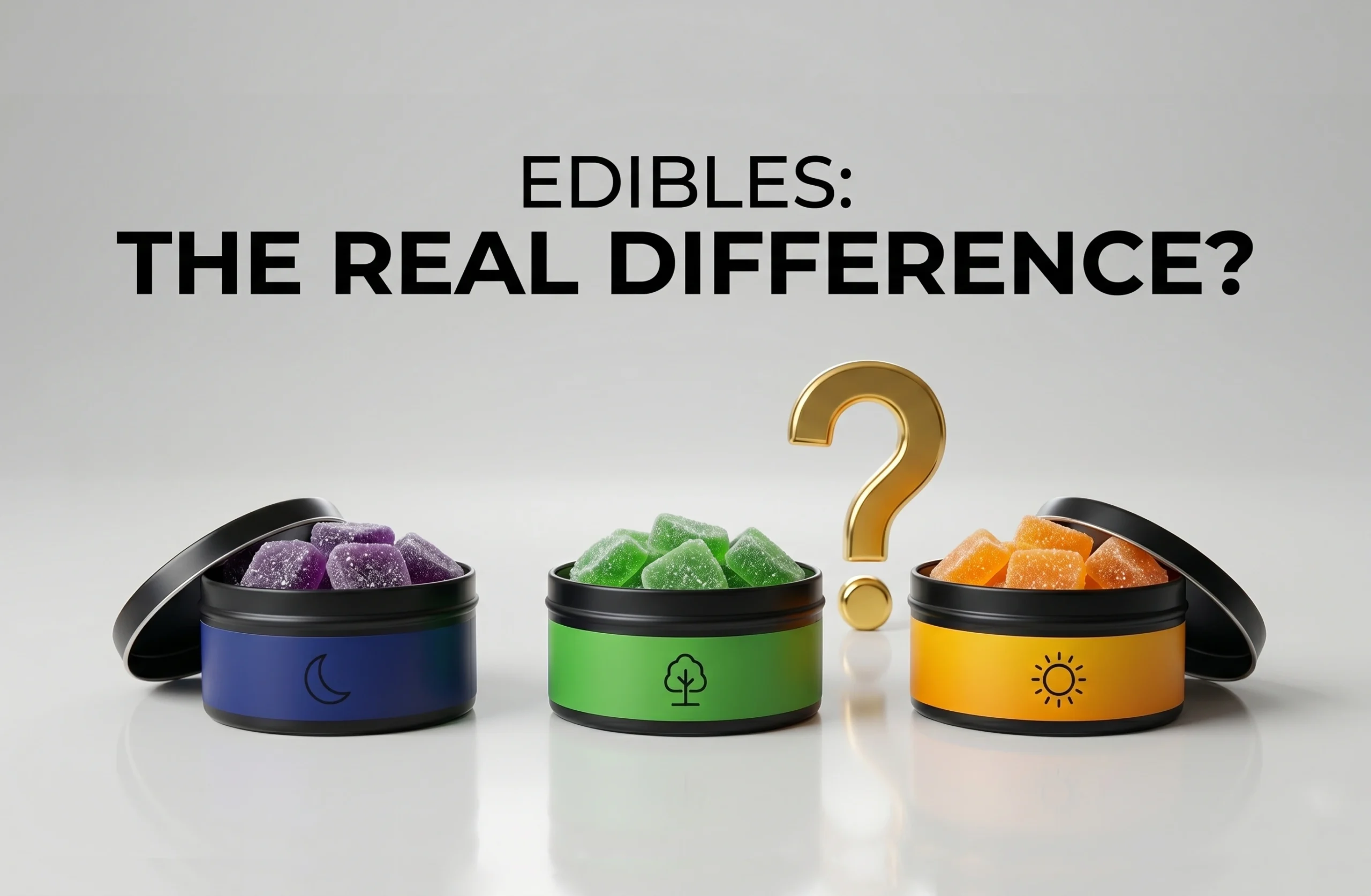 indica vs sativa vs hybrid edibles effects comparison